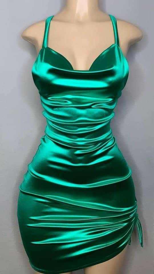 Elegant Green Mini Skirt