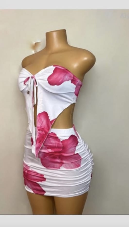 Summer Floral Mini Skirt